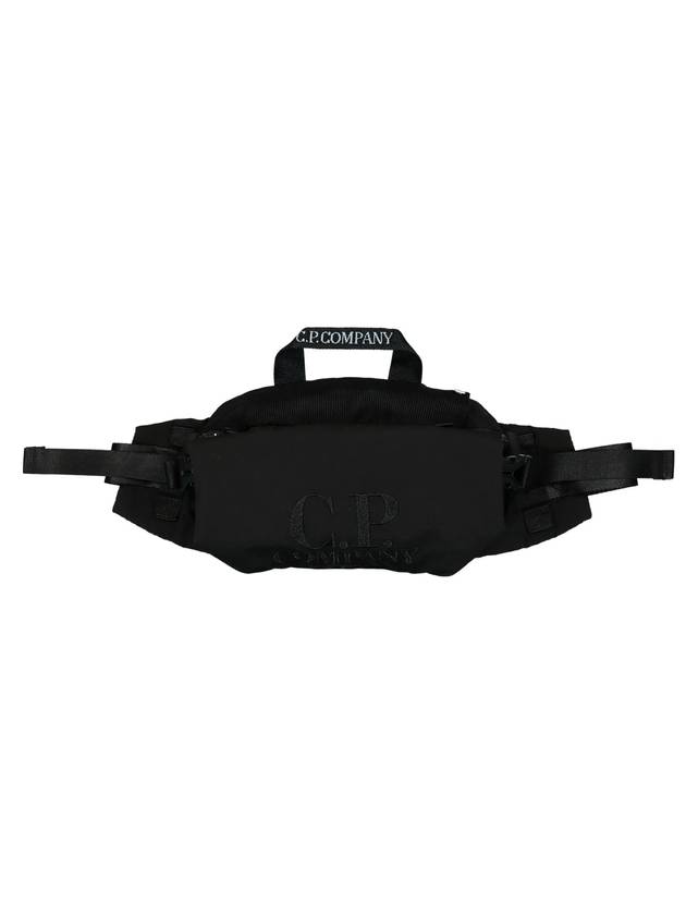 Plain Paper Touch Logo Waist Belt Bag Black - CP COMPANY - BALAAN 1