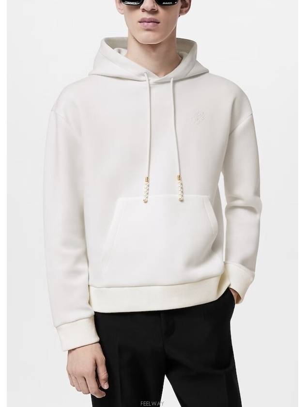 1AFJGZ Embroidered Jersey Hoodie - LOUIS VUITTON - BALAAN 1