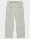 Natural Nef Loose Fit Denim Jeans Ivory - NOIRER - BALAAN 3