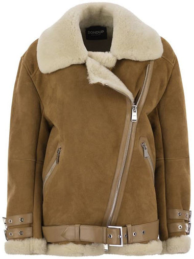 Loose shearling jacket - DONDUP - BALAAN 1