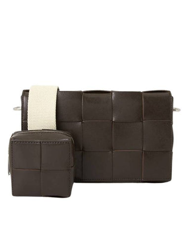 Cassette Versatil Strap Cross Bag Brown - BOTTEGA VENETA - BALAAN 1