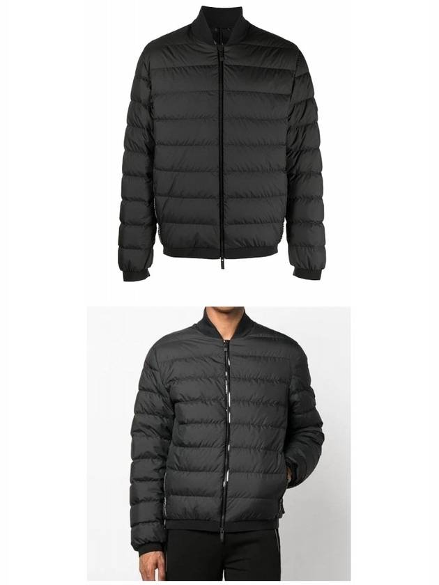 Oise Down Padded Bomber Jacket Black - MONCLER - BALAAN 5