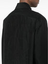 Anagram Overshirt Cotton Hooded Jacket Black - LOEWE - BALAAN 5