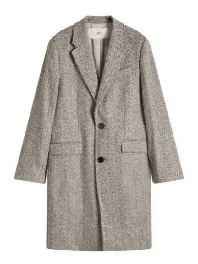 Herringbone Single Coat Grey - AMI - BALAAN 2