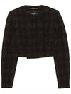 ROPX15107A RX184 001 Women s Wool Crop Jacket - ROCHAS - BALAAN 1