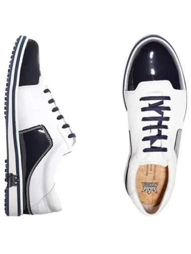 Padua White Blue Spikeless Golf Shoes - LAMBDA - BALAAN 1