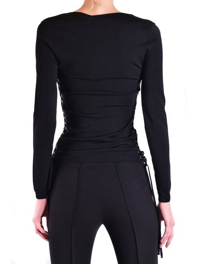 drawstring knit top black - DOLCE&GABBANA - BALAAN 5