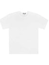 Short Sleeve AX T340 051 3 Classic Red Heart On Back Tee - COMME DES GARCONS - BALAAN 2