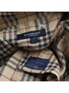 Beige tartan check men s shirt 105 - BURBERRY - BALAAN 3