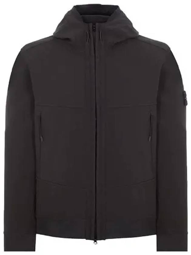 Technology Recycled Polyester Hooded Jacket Black - STONE ISLAND - BALAAN 2