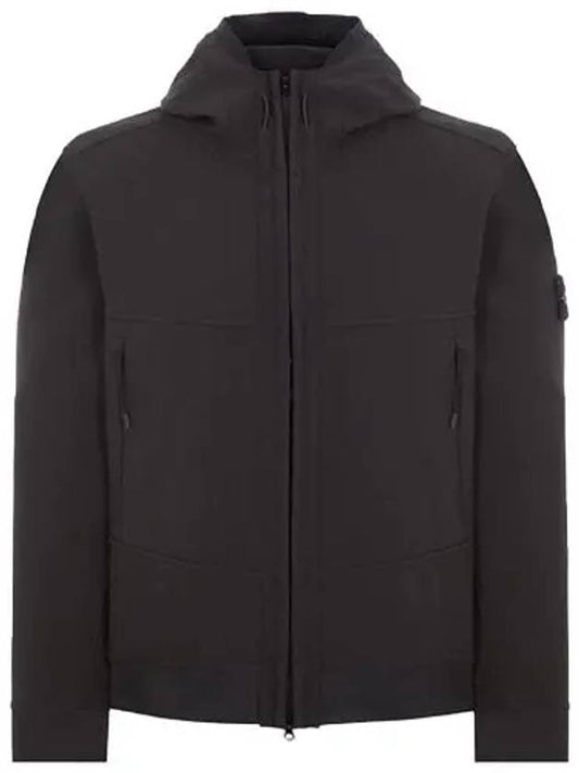 Technology Recycled Polyester Hooded Jacket Black - STONE ISLAND - BALAAN 2