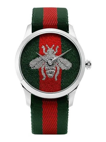 G Timeless Bee Quartz Nato Watch - GUCCI - BALAAN 1