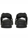 flow buckle sandals black - FENDI - BALAAN.