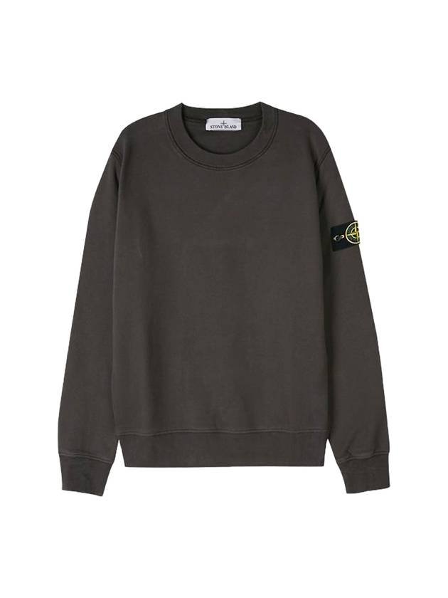 Wappen Patch Crew Neck Sweatshirt Grey - STONE ISLAND - BALAAN 1