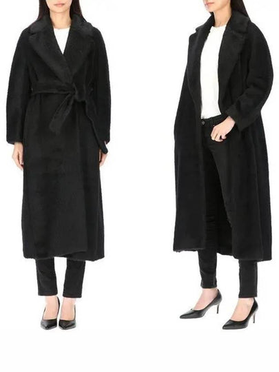 Double Breasted Oversized Coat Black - MAX MARA - BALAAN 2