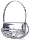 1DR Mirrored Leather Shoulder Bag Silver - DIESEL - BALAAN 3