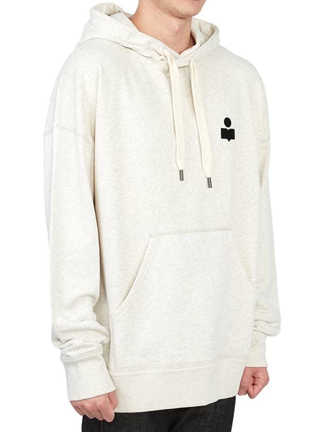 Malek Logo Hoodie Ecru - ISABEL MARANT - BALAAN 4