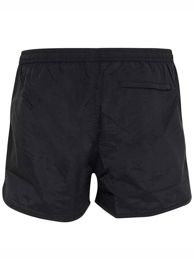 Heart Logo Swim Shorts Black - AMI - BALAAN 3