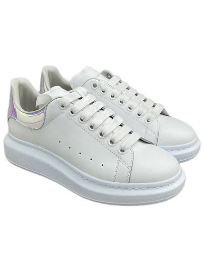 Oversized Low Top Sneakers White Iridescent - ALEXANDER MCQUEEN - BALAAN 2