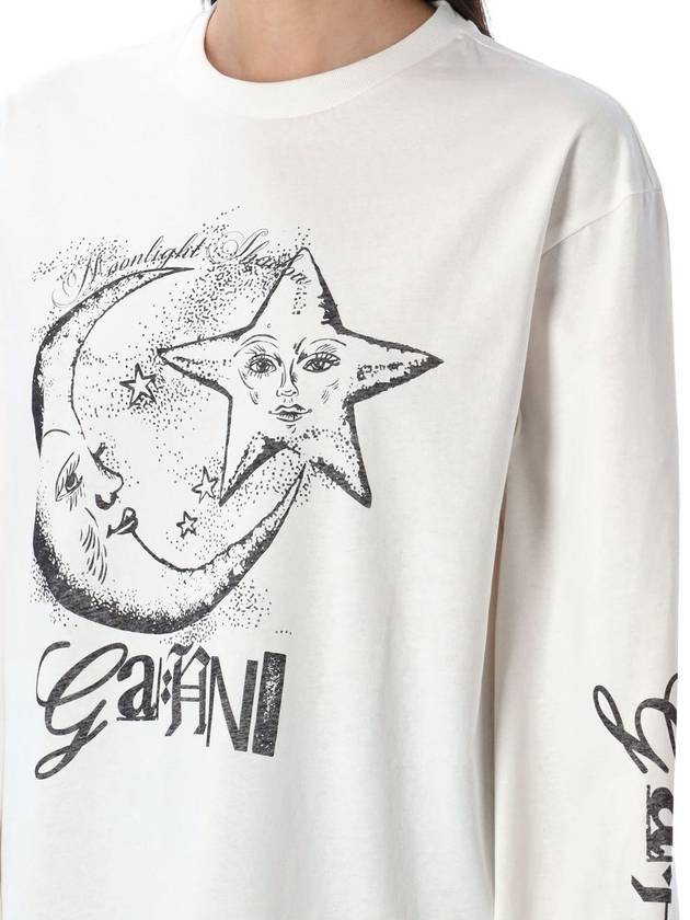 Future heavy long sleeve t-shirt - GANNI - BALAAN 3