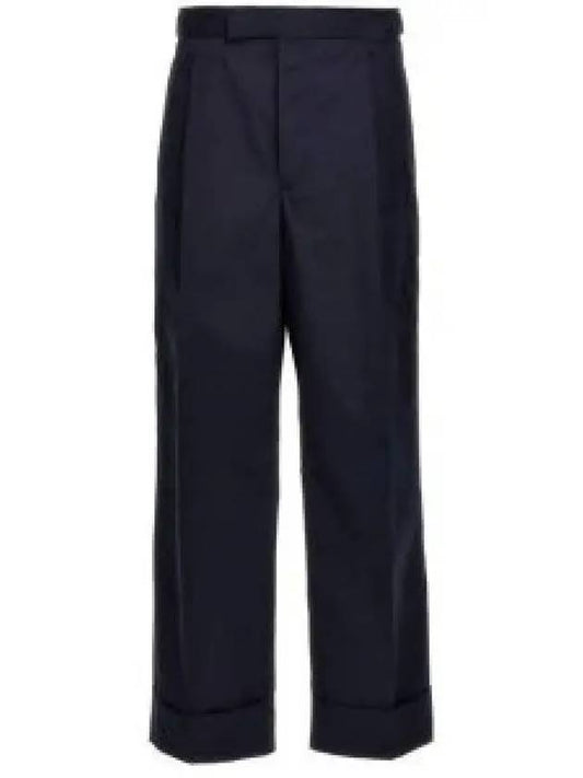 Typewriter Fit 5 Slacks Blue - THOM BROWNE - BALAAN 2