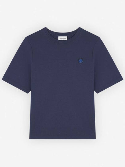 Bold Fox Head Patch Short Sleeve T-shirt Ink Blue - MAISON KITSUNE - BALAAN 2