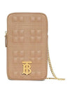 Women's Lola Embellished Logo Mini Shoulder Bag Beige - BURBERRY - BALAAN 4