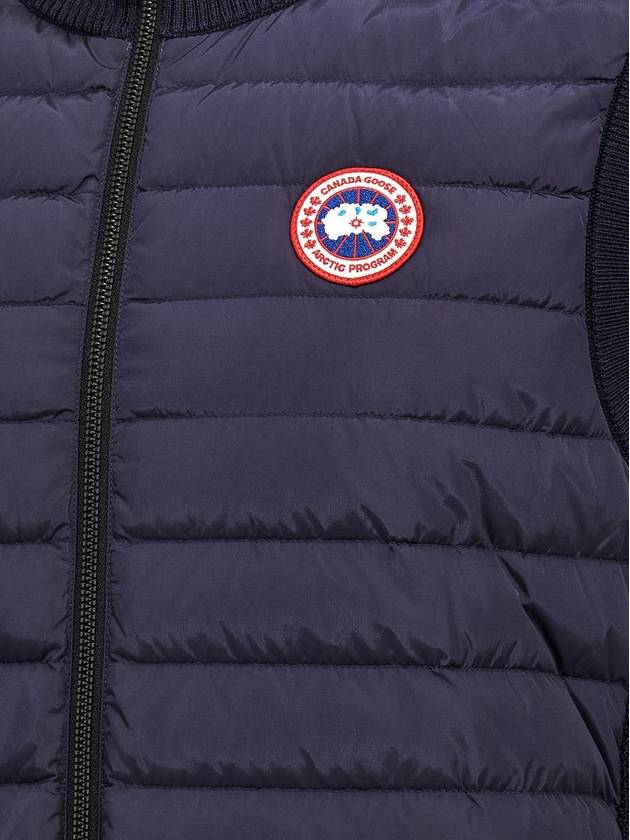 Hybrdige Slim Fit Merino Wool Padded Vest Navy - CANADA GOOSE - BALAAN 5