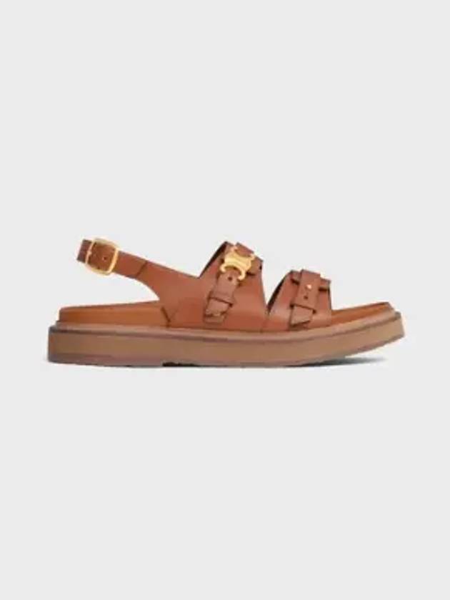 Women s Tipi Triomphe Sandals Tan 359813766C - CELINE - BALAAN 4