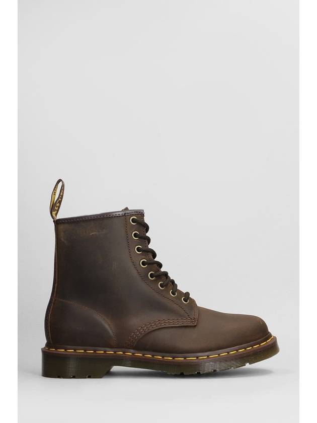 1460 Crazy Horse Leather Worker Boots Brown - DR. MARTENS - BALAAN 2