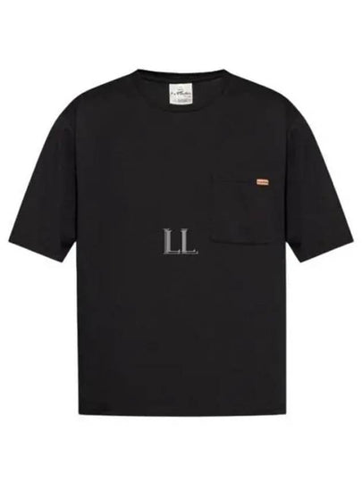 Logo Patch Short Sleeve T-Shirt Black - ACNE STUDIOS - BALAAN 2