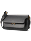 Trunk Bag E/W In Black Leather - MARNI - BALAAN 3