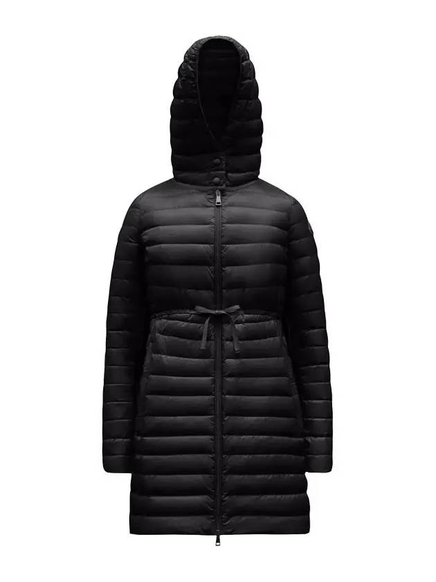 Women's Barbel Long Down Padding Black - MONCLER - BALAAN 3