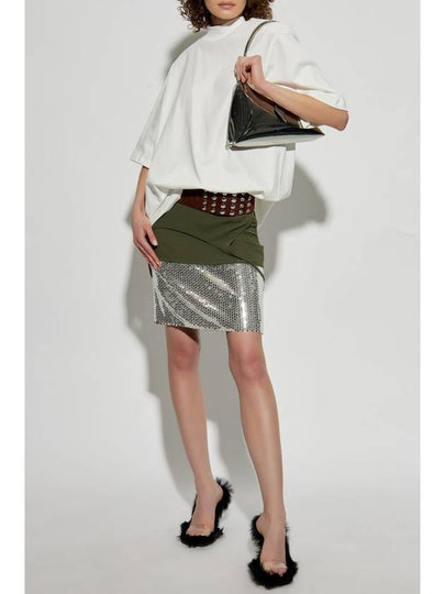 The Attico Sequin Skirt, Women's, Green - THE ATTICO - BALAAN 2