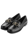 Women's Rolo Gancini Loafers Black - SALVATORE FERRAGAMO - BALAAN 2