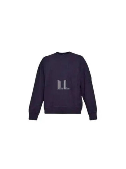 Brushed Emerized Diagonal Fleece Lens Sweatshirt Purple - CP COMPANY - BALAAN 2