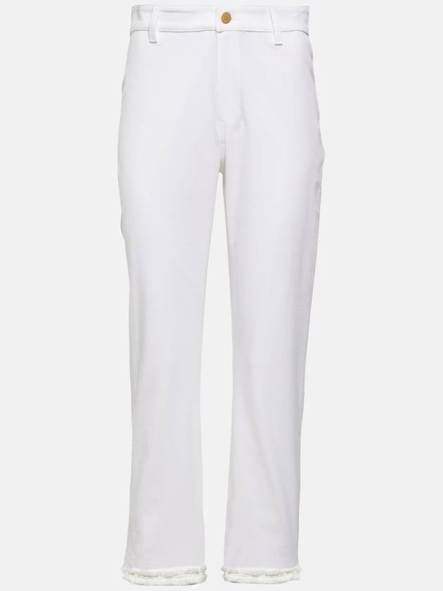 TRACY hem surgical point white pants 91311032 001 IT38 IT40 IT42 IT44 2% elastane elasticity - S MAX MARA - BALAAN 1