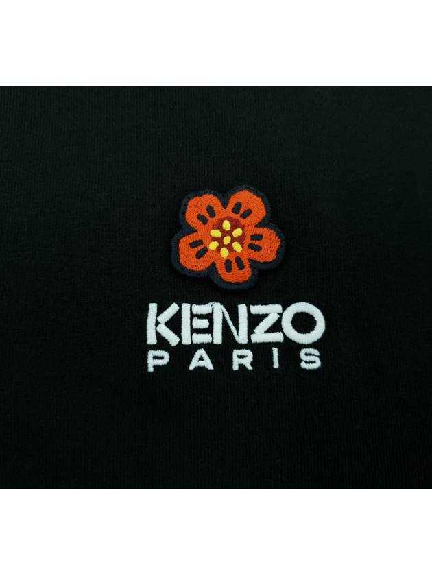 Boke Flower Crest Short Slevee T Shirt Black - KENZO - BALAAN 3