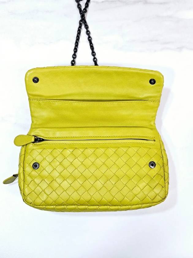 Intrecciato Chain Mini Cross Bag Green 310774 - BOTTEGA VENETA - BALAAN 3