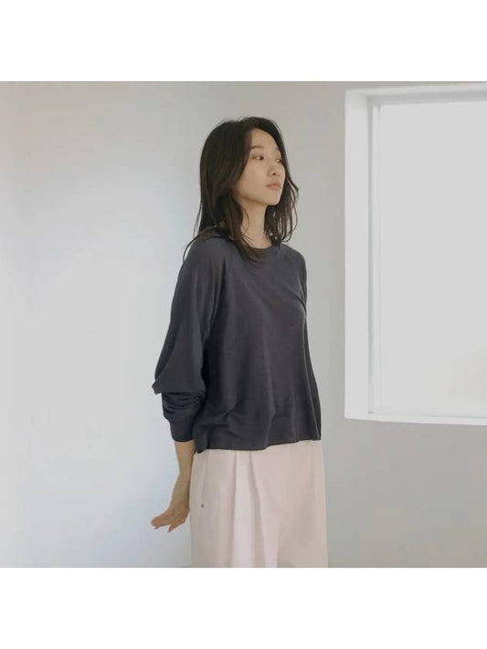 Linen loose fit round t shirt - KELLY DONAHUE - BALAAN 2