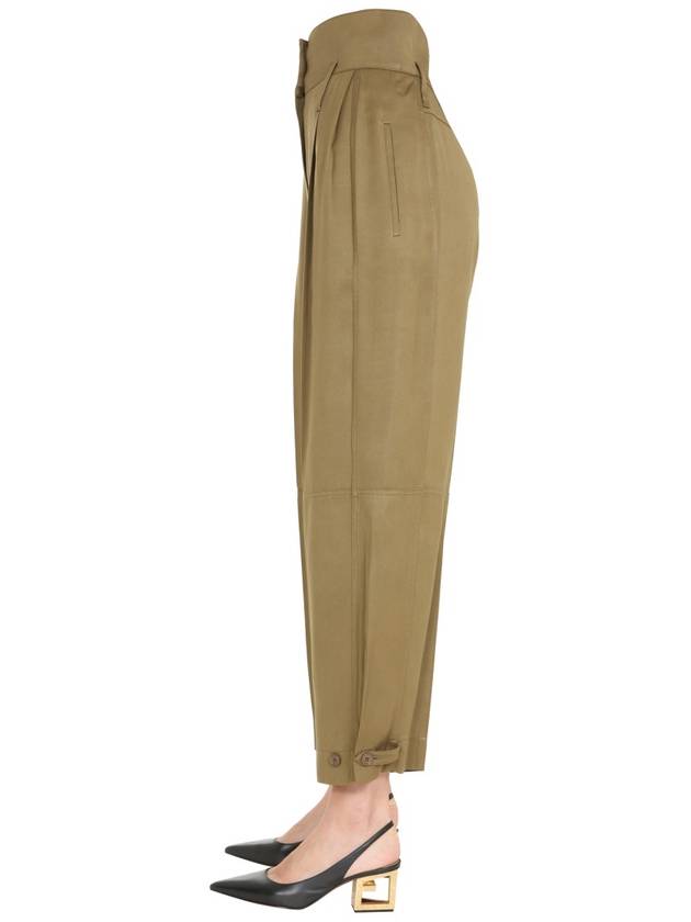 trousers pintuck high waist pants - GIVENCHY - BALAAN 4