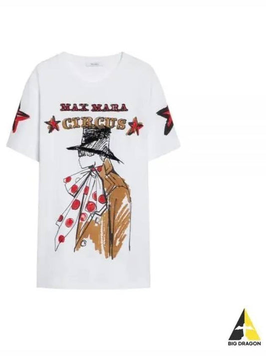 21946031 010 21946031600 Mara Cotton T shirt - MAX MARA - BALAAN 1
