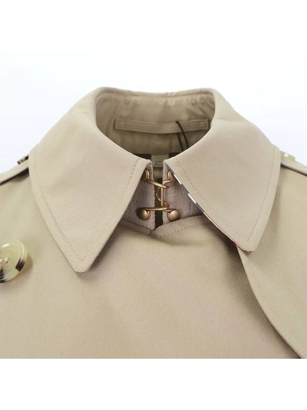 Women's Mid-Length Kensington Heritage Trench Coat Beige - BURBERRY - BALAAN 4