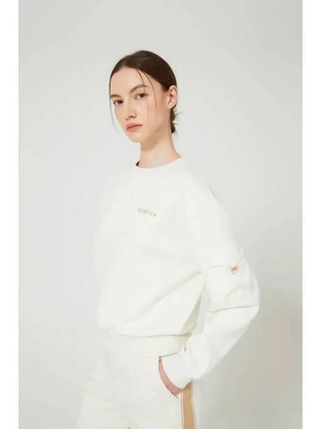 Bellona Sweatshirt Light Cream Women - DUVETICA - BALAAN 1