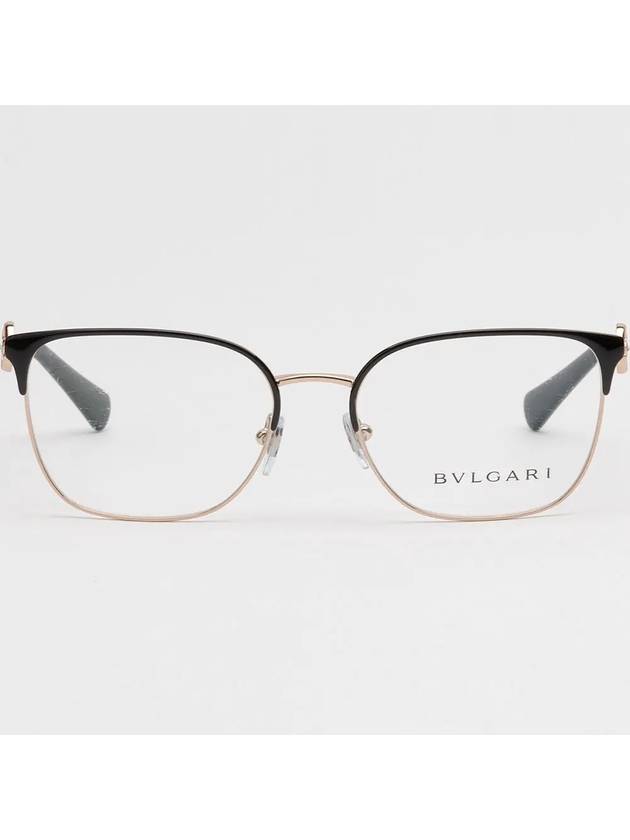 Glasses frame BV2234B 2033 square metal frame gold decoration - BVLGARI - BALAAN 3