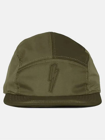 Men s Thunderbolt Cotton Green Cap BCP325B S9507 3344 - NEIL BARRETT - BALAAN 1