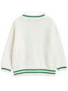 Kids Cherry V neck Knit White 22720157 11 - MINI RODINI - BALAAN 3