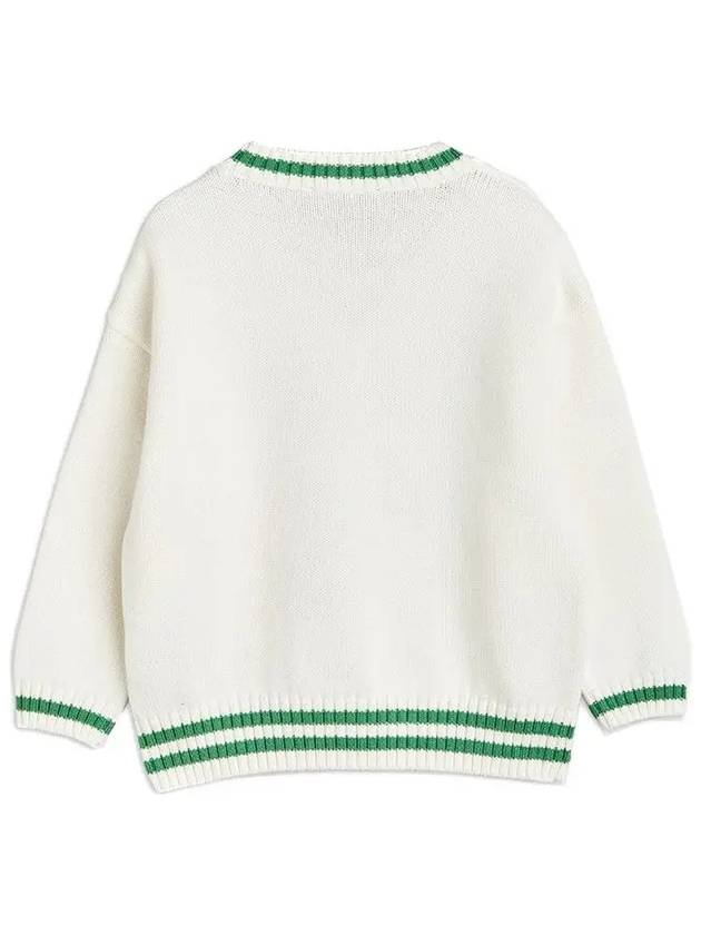 Kids Cherry V neck Knit White 22720157 11 - MINI RODINI - BALAAN 3