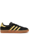 Gazelle Indoor Nylon Low Top Sneakers Core Black - ADIDAS - BALAAN 1