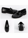 Luco Triomphe Polished Bull Loafers Black - CELINE - BALAAN 3